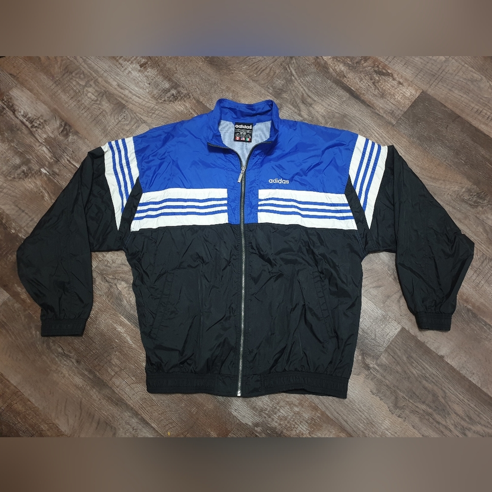 Vintage Adidas track jacket windbreaker